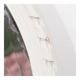 Mirror of the 1950s with a painted wooden frame and an oval ice.