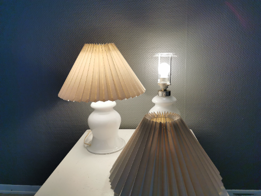 Holmegaard, tablelamps, danish/chinese design, Hsin-Lung Lin