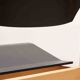Scandinavian black and beech chair