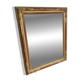 Antique mirror with gilding, late 19th century.