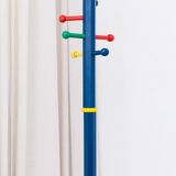 Vintage 1980s coat rack in the shape of a pencil - Pierre Sala style - Memphis Pop Art design - 80s 90s