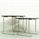 Tables gigognes en bois de teck vintage par Brabantia