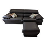 Italian leather sofa
