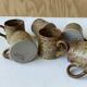 6 vintage coffee cups