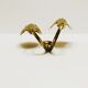 Italian Hollywood Regency Brass Sconce by Tommaso Barbi