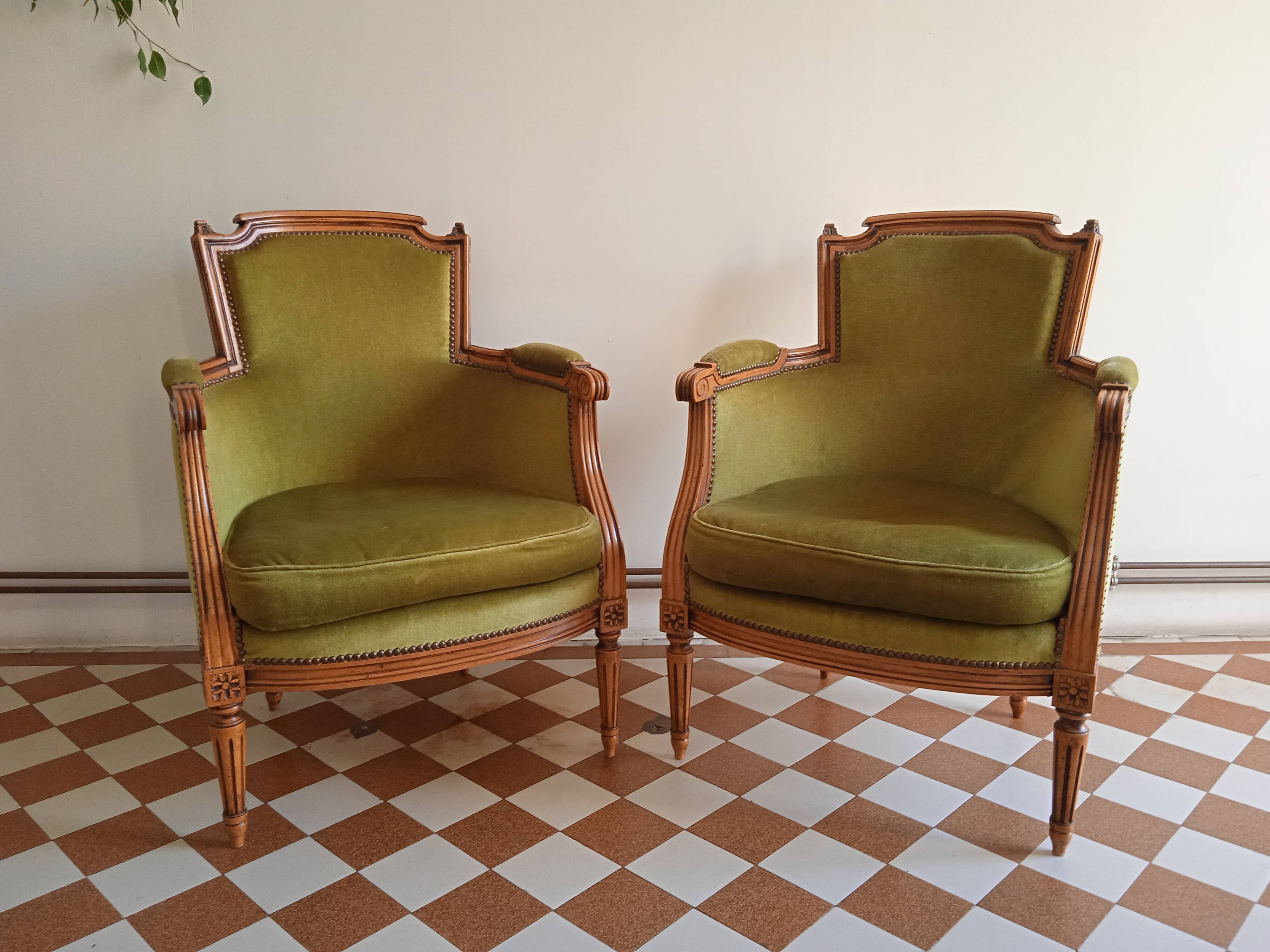 Pair of armchairs