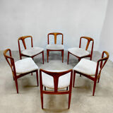 Set of 6 dining chairs 'Juliane' Johannes Andersen for Uldum