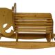 Vintage Swedish design Wooden Rocking Elephant 80's design