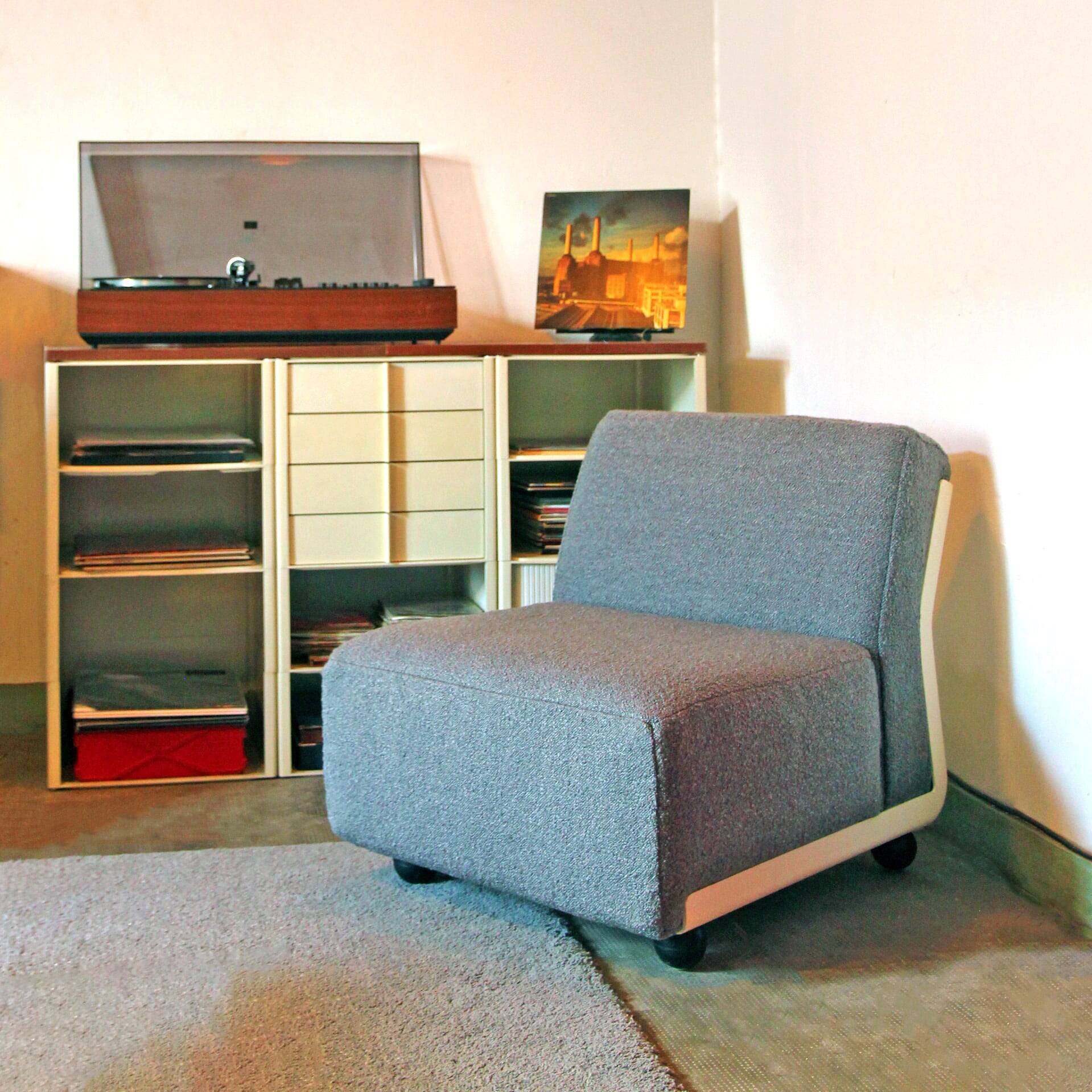 Amanta armchair by Mario Bellini for B&B Italia, 1973 – New fabric