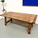 Pine dining table, DLG Georges Robert