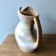 Zoomorphic pitcher faiencerie de saint amand 60s