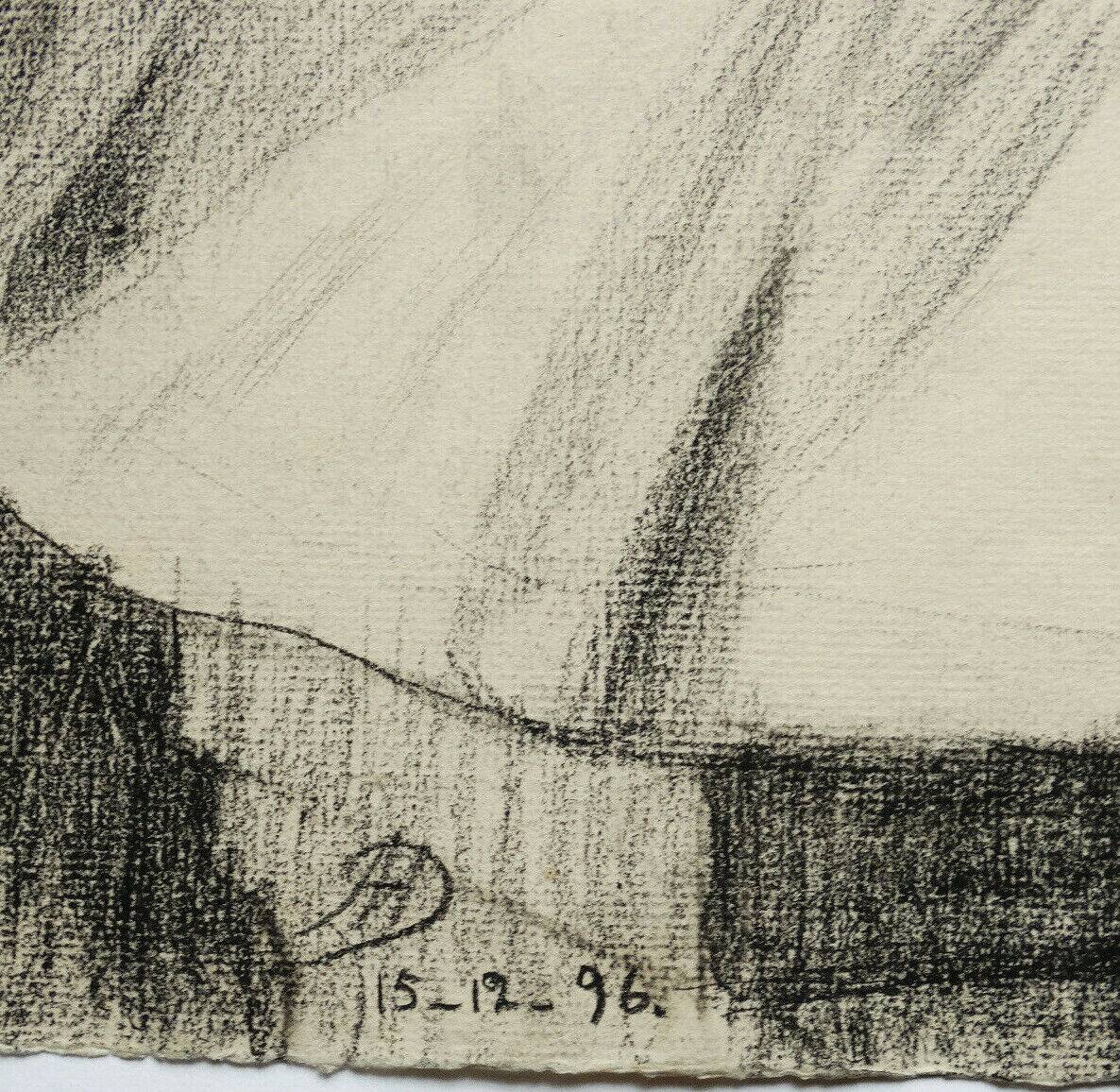 Drawing of the bust of a young man by Andrea Della Robbia