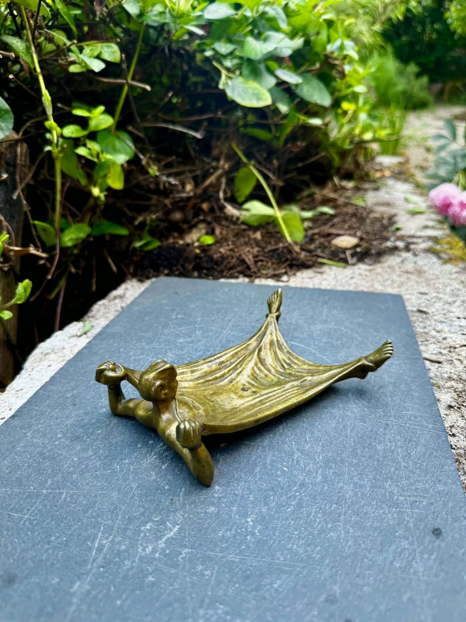 Bronze devil vide poche Art Nouveau