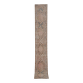 Vintage Turkish Oushak Rug Handwoven 56 x 396cm