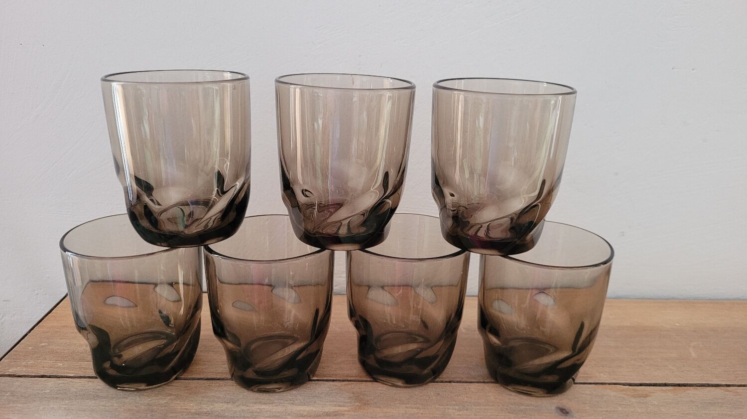 Verres à eau 80's