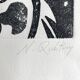 Nicole quétin, the grass lights up its lights, c. 1990. etching signed in pencil