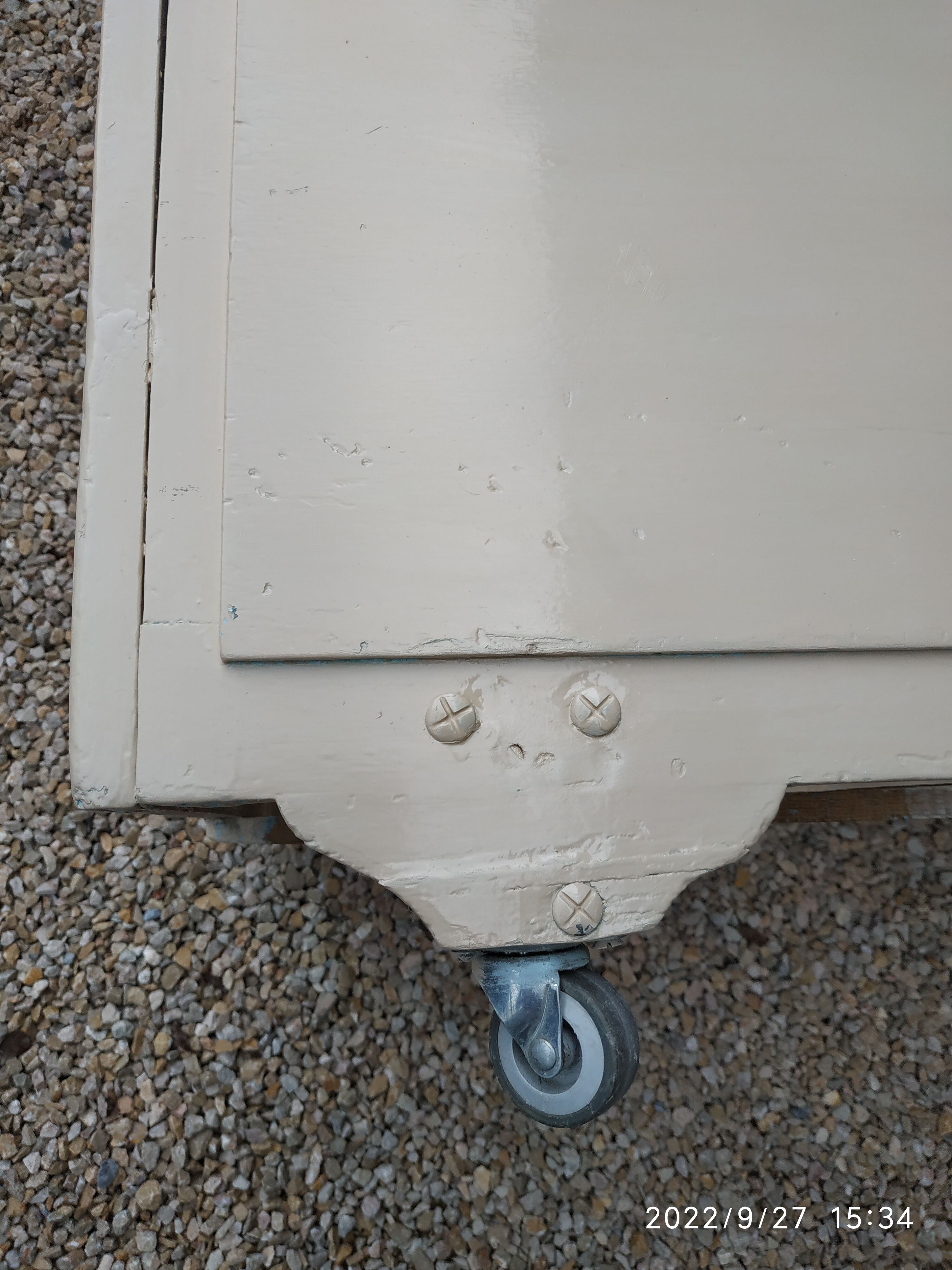 Wooden children's bed