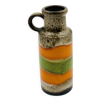 Vase from West Germany with a pop design.