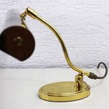 Brass desk lamp 1980