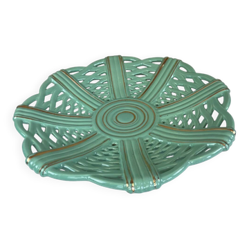 Important mid-century openwork ceramic bowl