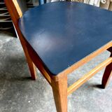 Bistro chair in light and black beech