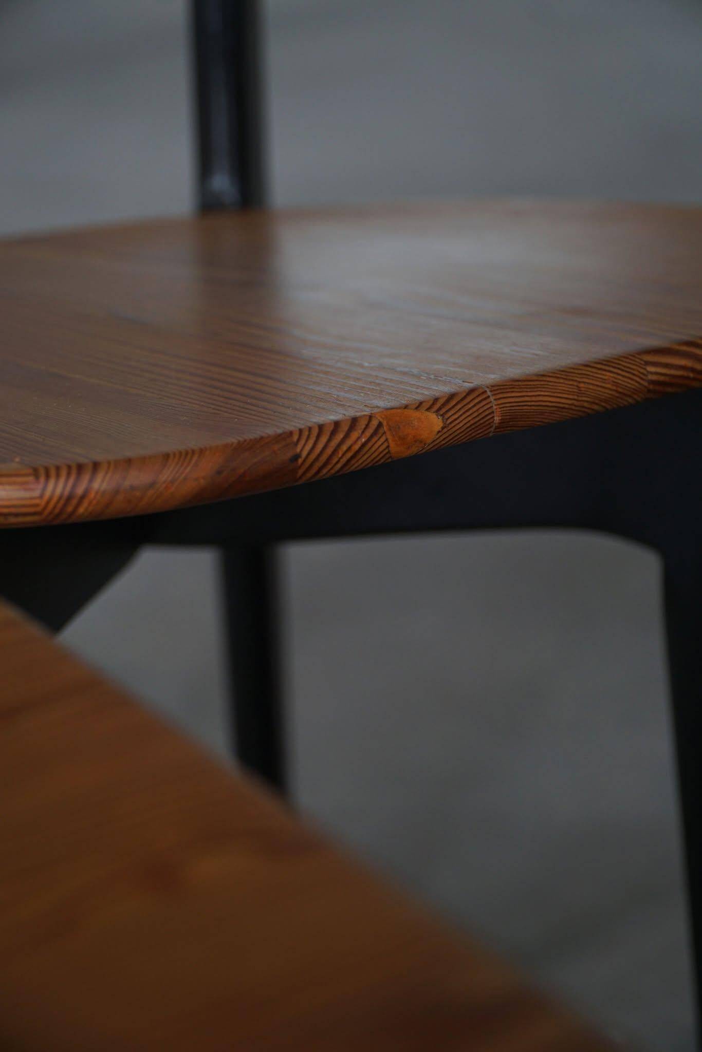 Set of 4 'Thema' chairs in pine by Yngve Ekström, Swedese, Modern Swedish, 1954