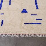 Handmade Moroccan decorated rug 250cm x 150cm