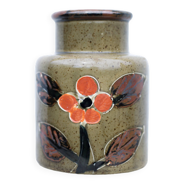 Vase céramique fleuri , vase décoratif, pot à fleurs, collection, décoration intérieur