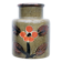 Flowered ceramic vase, decorative vase, flower pot, collection, interior decoration