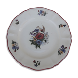 Assiette à dessert en faïence de Sarreguemines modèle Agreste diam 21 cm