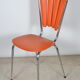 Chaise pétale orange