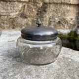 Bonbonnière cristal et argent