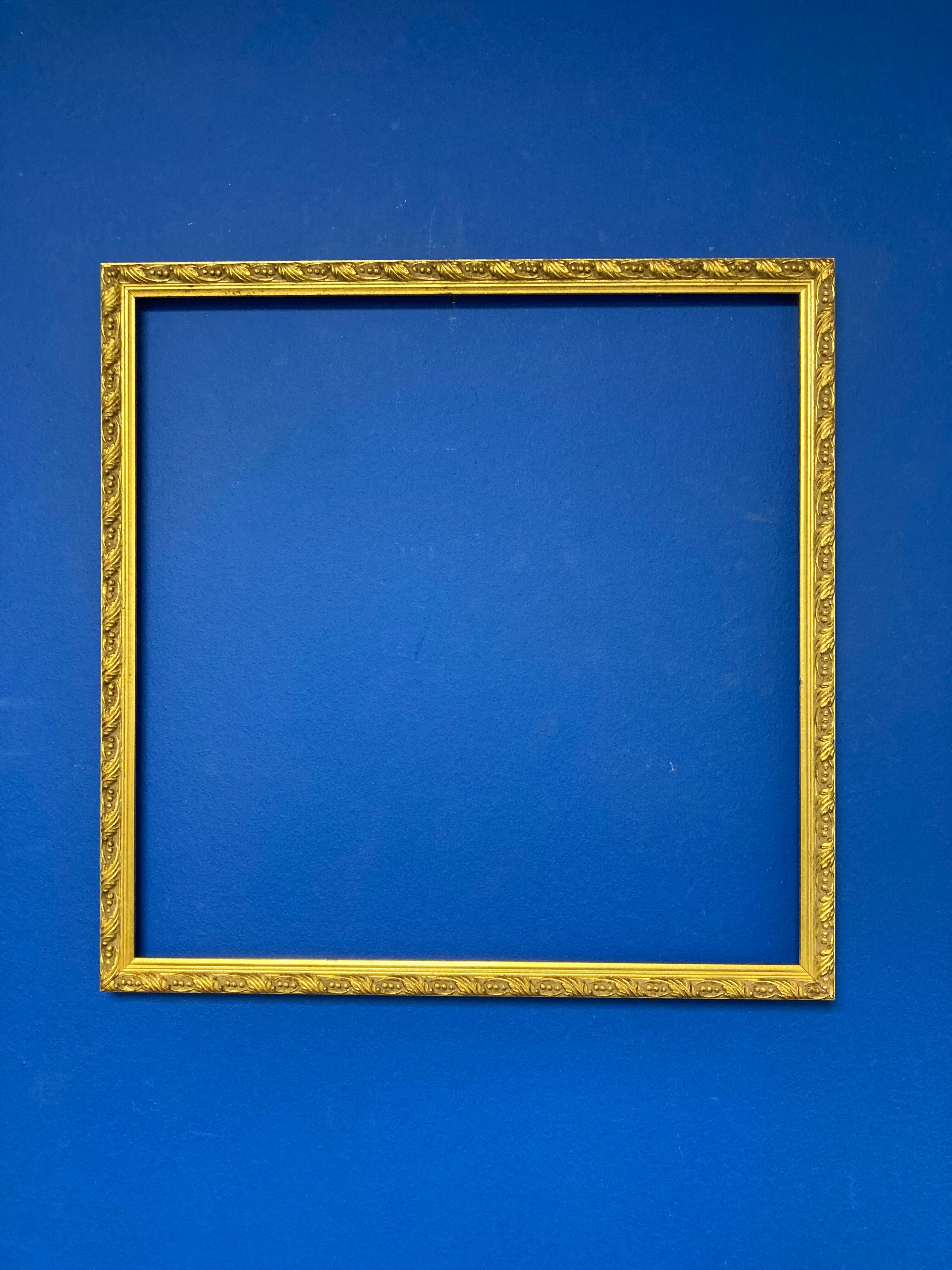 Golden vintage square frame