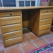 Vintage oak desk from the 60s