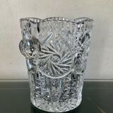 Cut crystal ice bucket