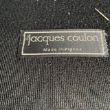 Canapé cuir vintage Jacques Coulon 1960s