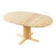 Dining table from the 1980s, solid bleached pine