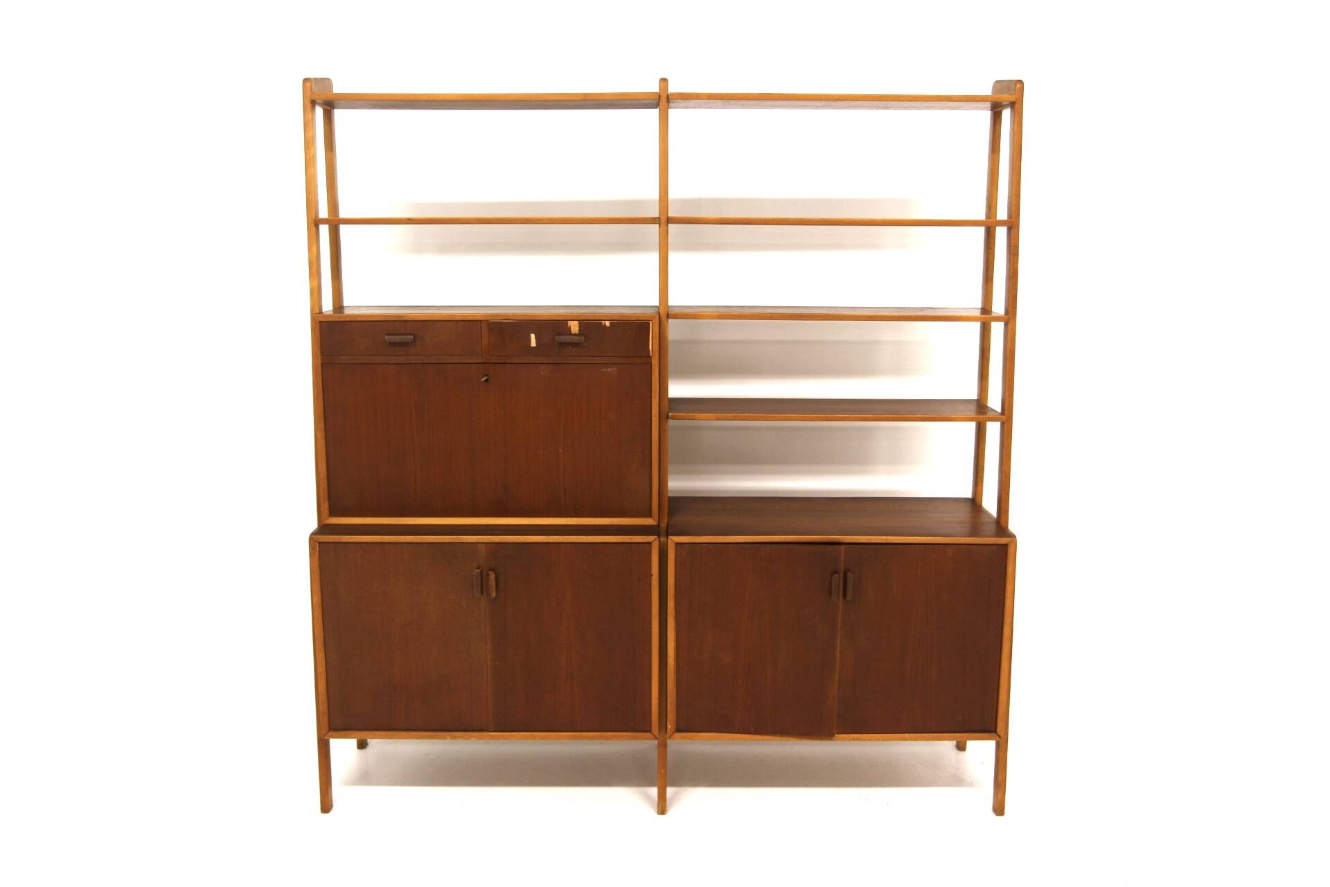Scandinavian teak secretary, Bräntorps, Sweden, 1960