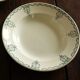 Mismatched lot 4 green hollow plates Flowers Garland Gaudeloupe Saint Amand