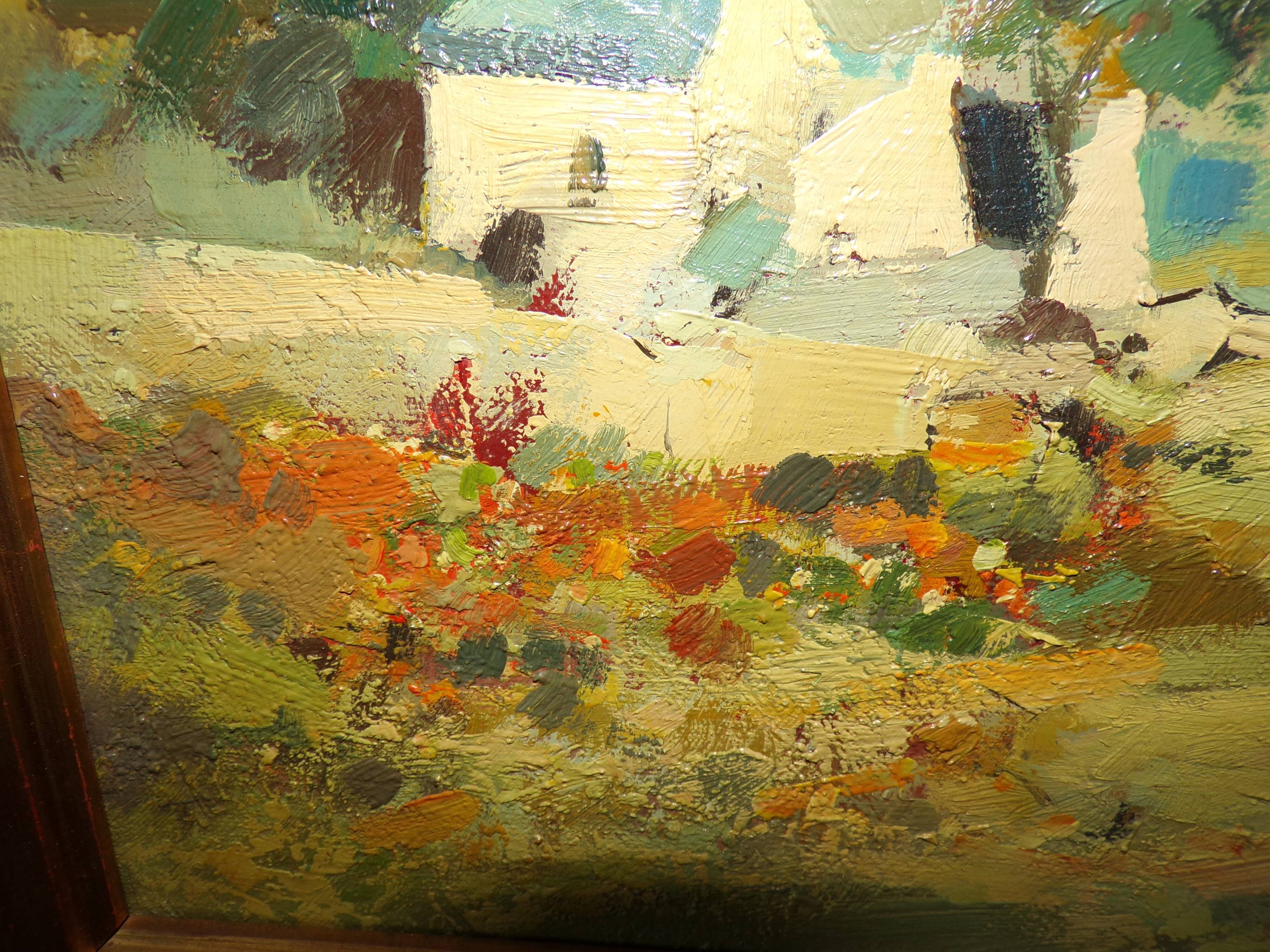 Oil painting painting painting signed Sokol 1972