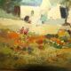 Oil painting painting painting signed Sokol 1972