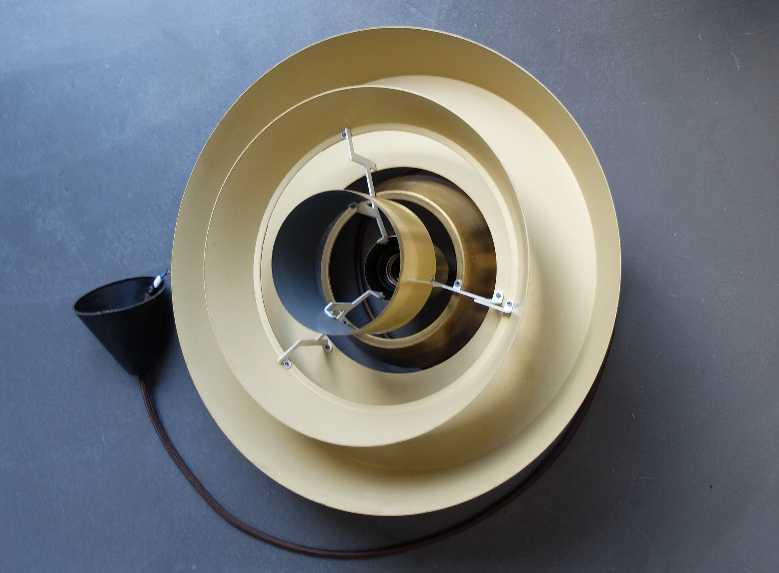 Hanging lamp Nova Brass Jo Hammerborg for Fog & Morup