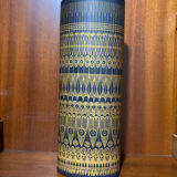 Rosenthal black and gold vase, designed by Hans Theo Baumann