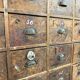 Large Antique Bank of Drawers – 48 Drawer Industrial Cabinet