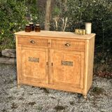 Parisian sideboard in raw wood