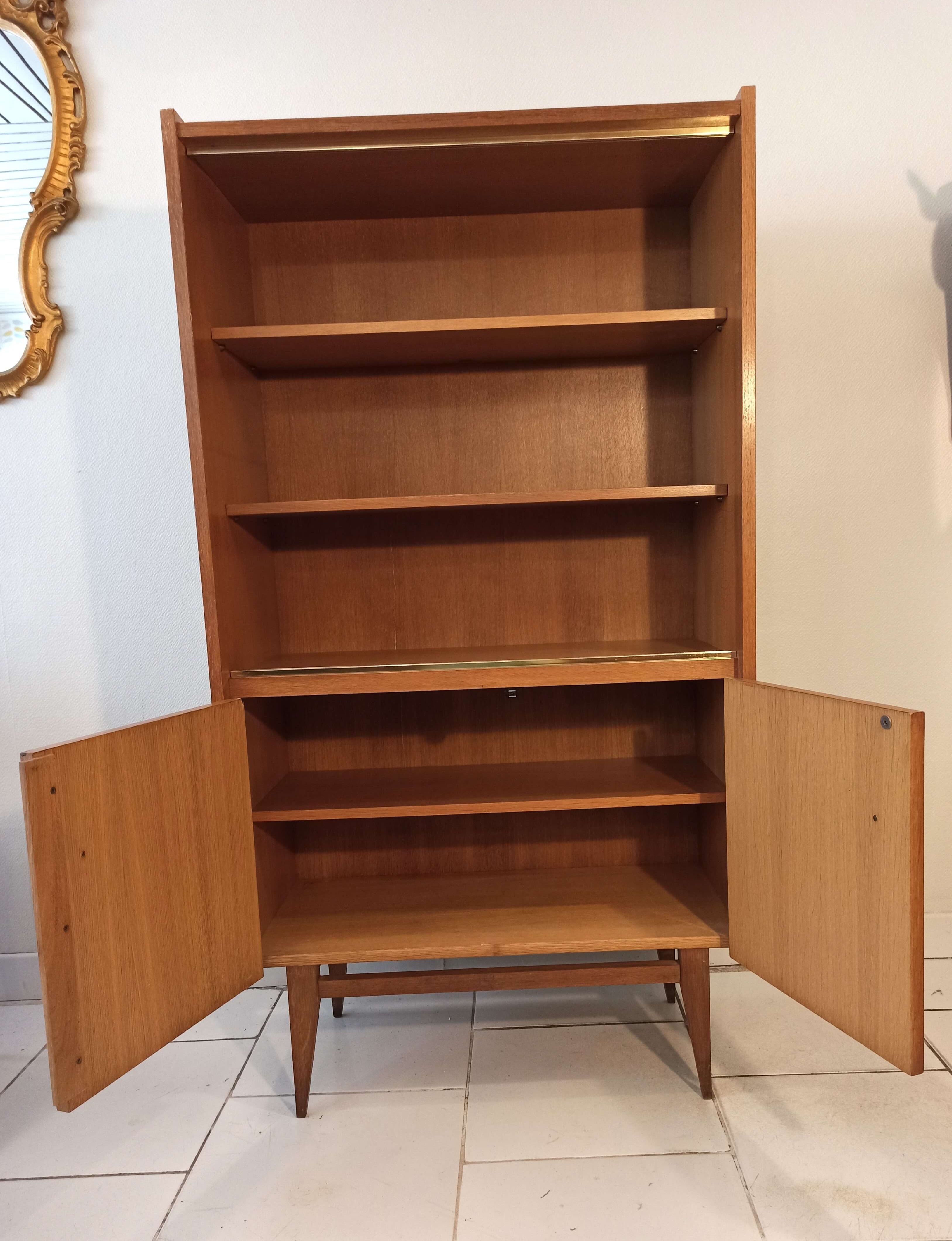 Vintage showcase furniture 1960s teak Scandinavian style