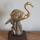 Pink flamingo in bronze