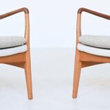 A. Madsen and H. Schubell “Kirsten” lounge chairs Bovenkamp Netherlands 1960