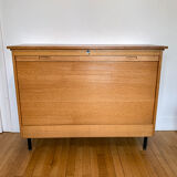 Notary curtain binder cabinet