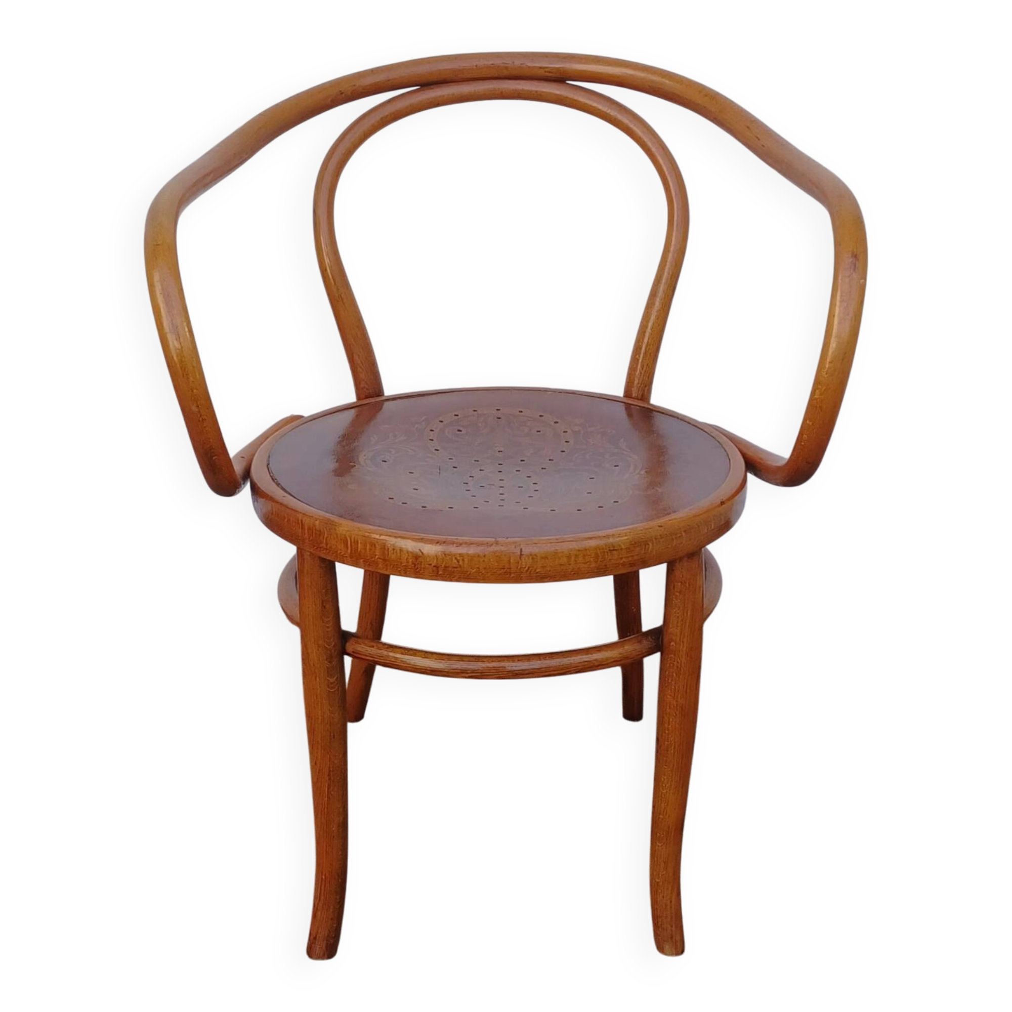 Bent beech armchair by Jacob & Josef Kohn, 1900s.